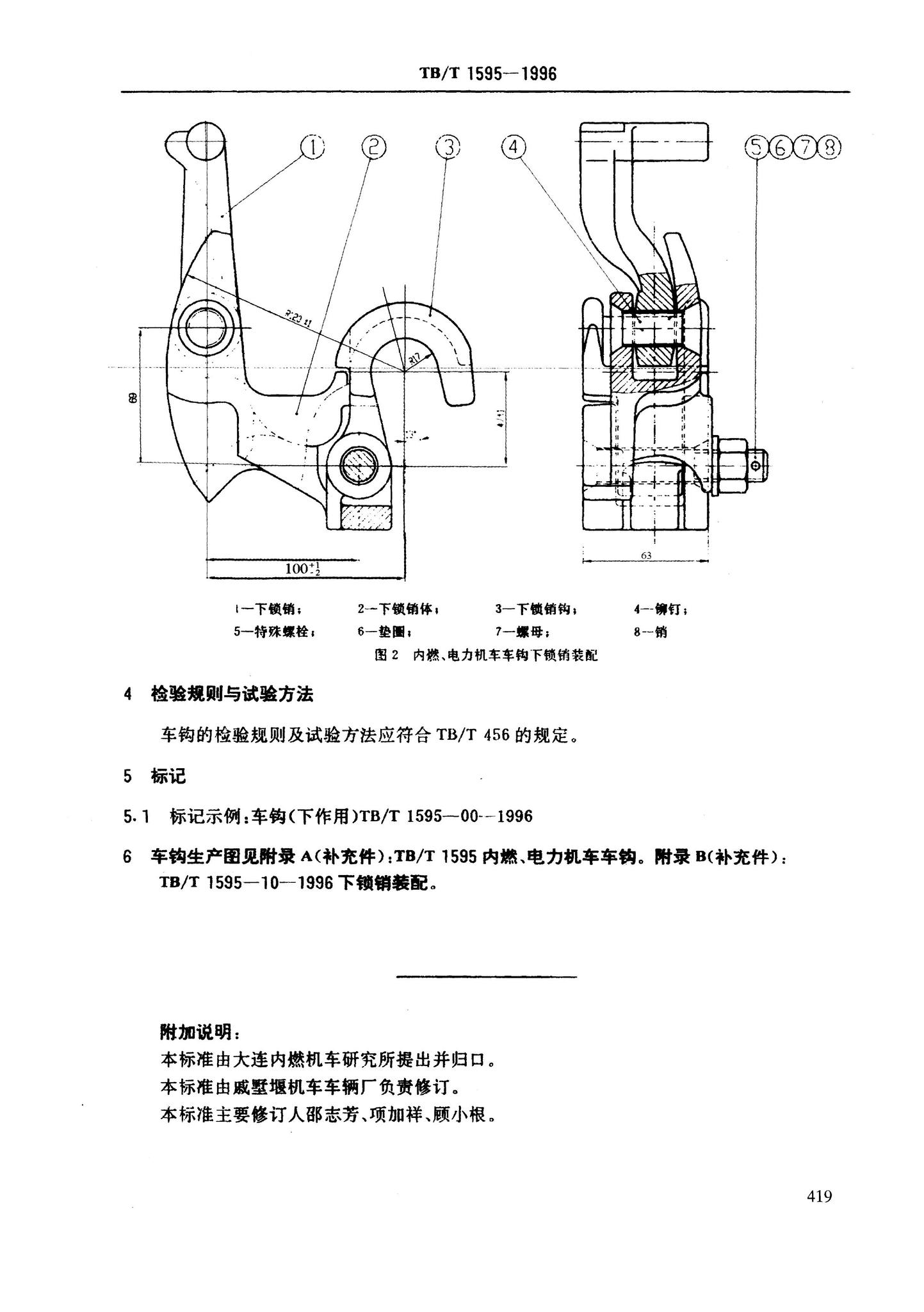 机车车钩拆装步骤图片