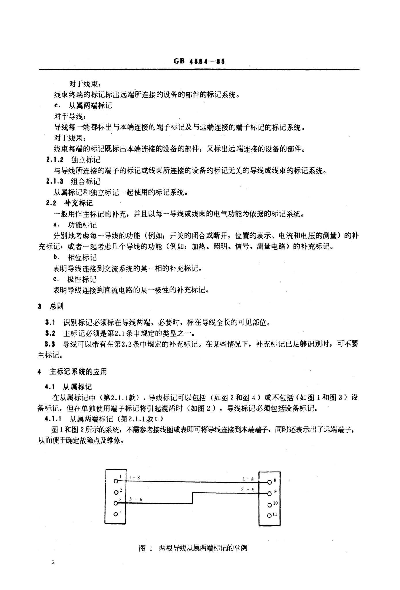 阅读-GB4884-1985:绝缘导线的标记